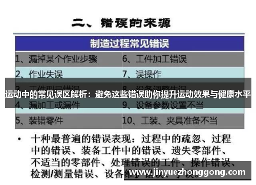 运动中的常见误区解析：避免这些错误助你提升运动效果与健康水平